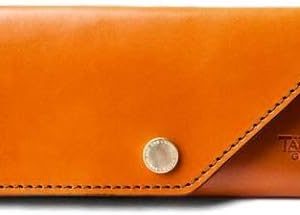 TANNER GOODS Mens Wallet. Mens Leather Wallets. Workman Wallet Four Card Slots with Bill and Zippered Coin Pockets