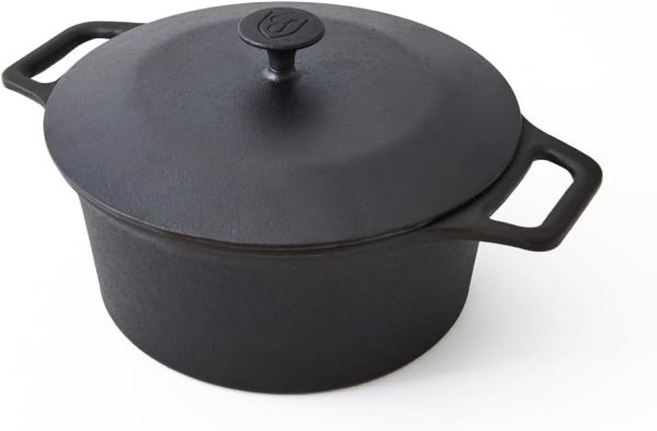 Field Company No.8 Cast Iron Dutch Oven - Pre-seasoned, Made in USA
