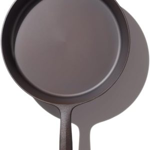 Field Company No.10 Cast Iron Skillet, 11 ⅝ inches—Smoother, Lighter, Made in USA, Vintage Style, Preseasoned