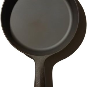 Field Company No.4 Cast Iron Skillet, 6 ¾ inches—Smoother, Lighter, Made in USA, Vintage Design, Preseasoned