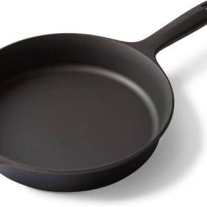 Field Company No.6 Cast Iron Skillet, 8 ⅜ in—Smoother, Lighter, Made in USA, Vintage Style, Preseasoned