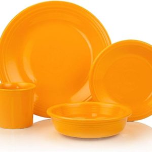 Fiesta® 16-Piece Classic Dinnerware Set | Butterscotch