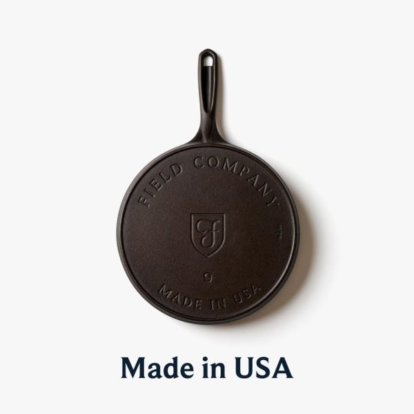 Field Company No.9 Round Cast Iron Griddle - Image 2