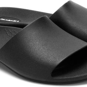 OKABASHI Women\'s Cruise Slide Sandal | Contoured Footbed w/Arch Support for All-Day Comfort | Lightweight & Waterproof Design | Sustainably Made in The USA