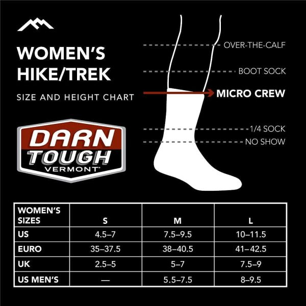 Darn Tough Vermont Women's Treeline Micro Crew Cushion - Image 2