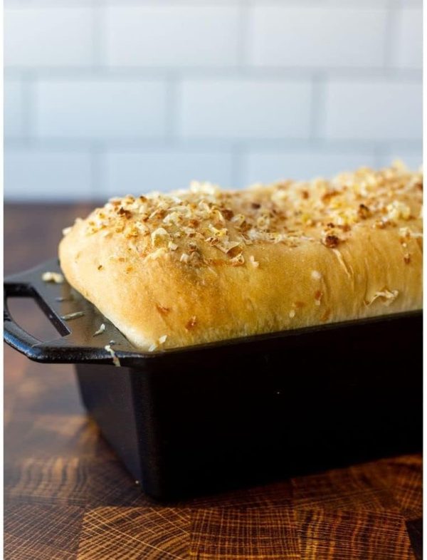 Lodge Cast Iron Loaf Pan 8.5x4.5 Inch, Black - Image 5