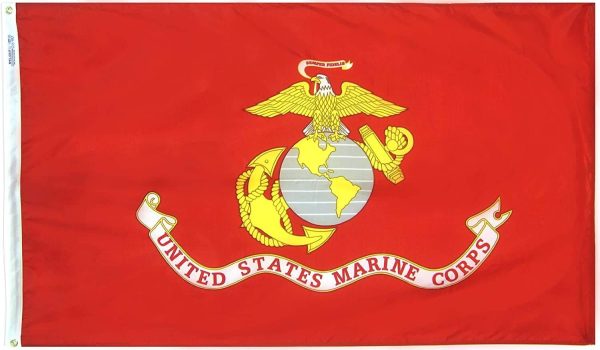Annin Flagmakers U.S. Marine Corps Military Flag USA-Made to Official Specifications, Officially Licensed, 3 x 5 Feet (Model 439005) - Image 4