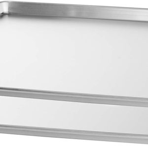 Nordic Ware Naturals Big Baking Sheet, 2 Pack, Silver