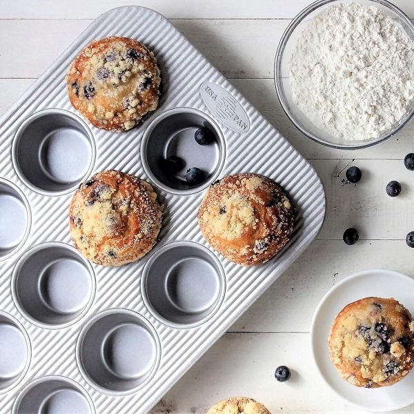 USA Pan Jumbo Texas Muffin Pan, 6 Well, Nonstick & Quick Release Coating, Aluminized Steel - Image 17