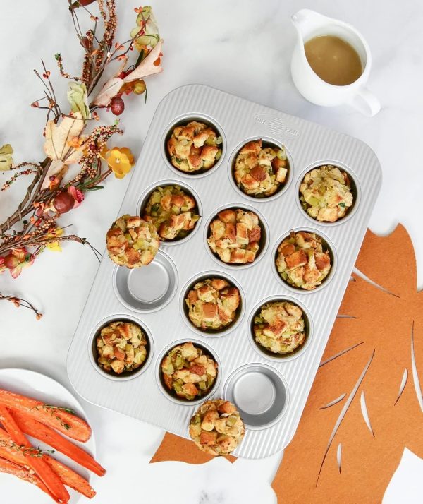 USA Pan Jumbo Texas Muffin Pan, 6 Well, Nonstick & Quick Release Coating, Aluminized Steel - Image 19