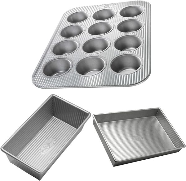 USA Pan Jumbo Texas Muffin Pan, 6 Well, Nonstick & Quick Release Coating, Aluminized Steel - Image 24