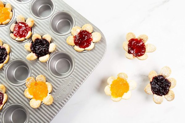 USA Pan Bakeware Mini Cupcake and Muffin Pan, Nonstick Quick Release Coating, 24-Well, Aluminized Steel - Image 3