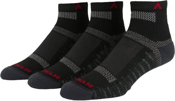 Wigwam Ultra Cool Lite Quarter Socks 3-pack