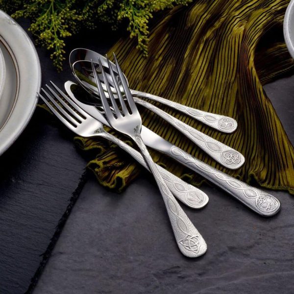 Liberty Tabletop Celtic 45pc Flatware Set Service for 8 Silverware MADE IN USA - Image 6