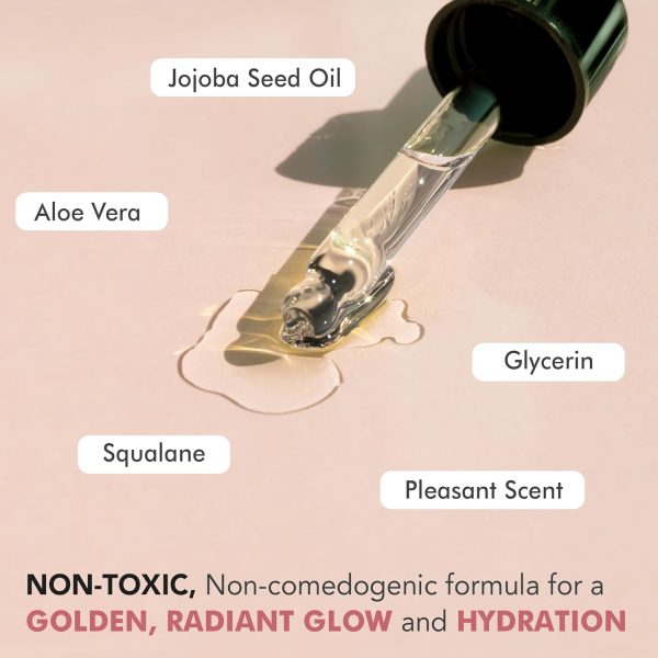 Self Tanning Drops - USA Made with Natural & Organic Ingredients, Medium Face Tanning Drops to Add to Lotion, Moisturizing Bronzing Tanner for Face & Body, Toxin Free Tanner for Fake Tan - Image 6