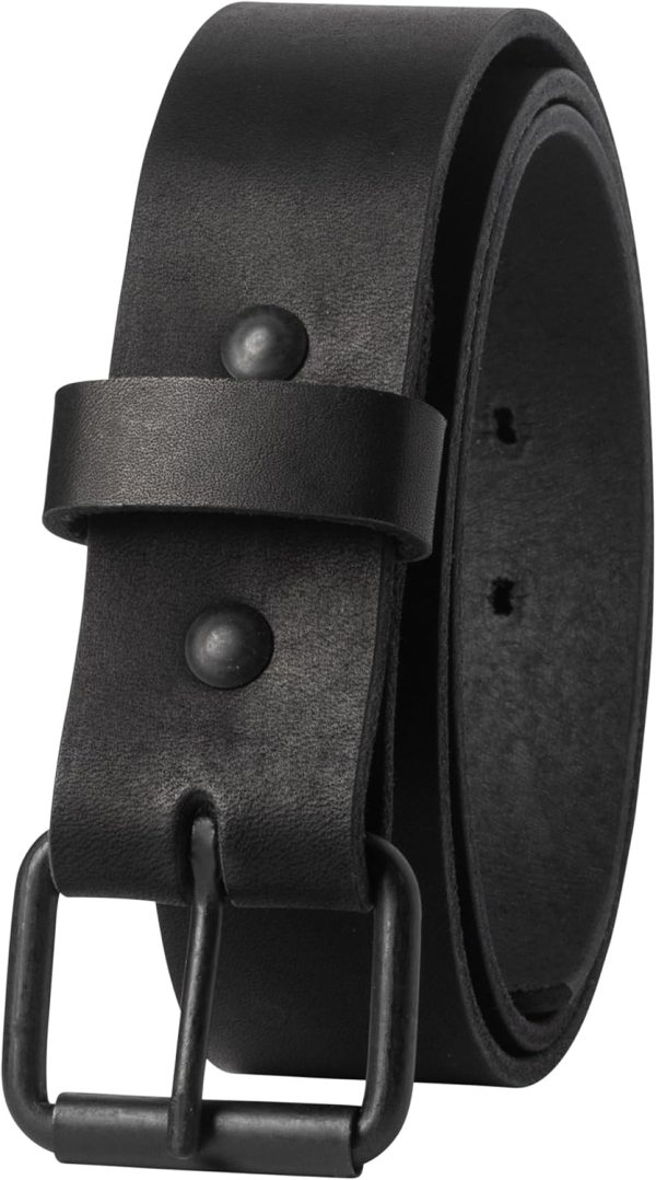 Main Street Forge American Made Leather Belt for Men | Full Grain Leather | Casual & Dress Belt | Heavy Duty & Classic Styles - Image 5