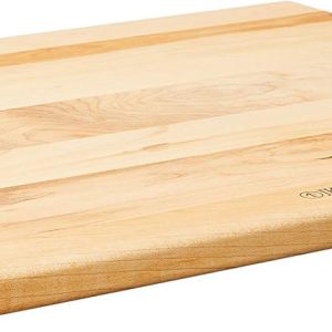 J.K. Adams 17-Inch-by-14-Inch Maple Wood Kitchen Basic Cutting Board