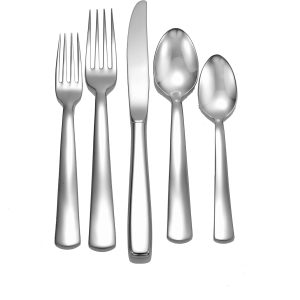 Modern America 20 Piece Set service for 4 stainless steel flatware 18/10 silverware Made in USA