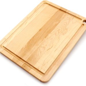 JK Adams Williston Large Cutting Board with Groove, Thick Maple Wood Cutting Boards For Kitchen 16