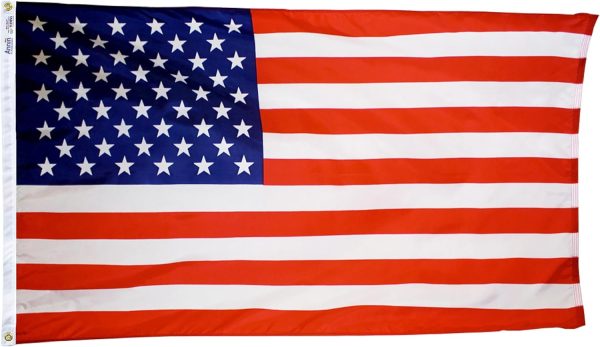 Annin Flagmakers Nylon American Flag, 5 x 8 Feet (Model 2557) 100% MADE in USA