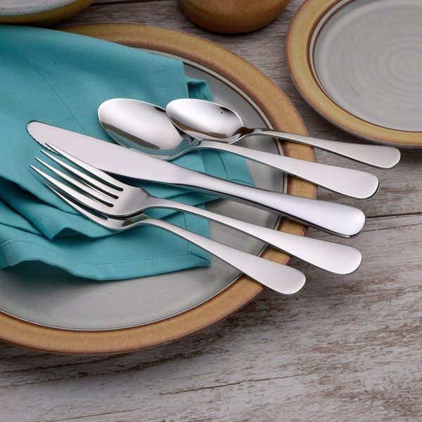 Liberty Tabletop Annapolis 40 Piece flatware set service for 8 Silverware Made in USA - Image 3
