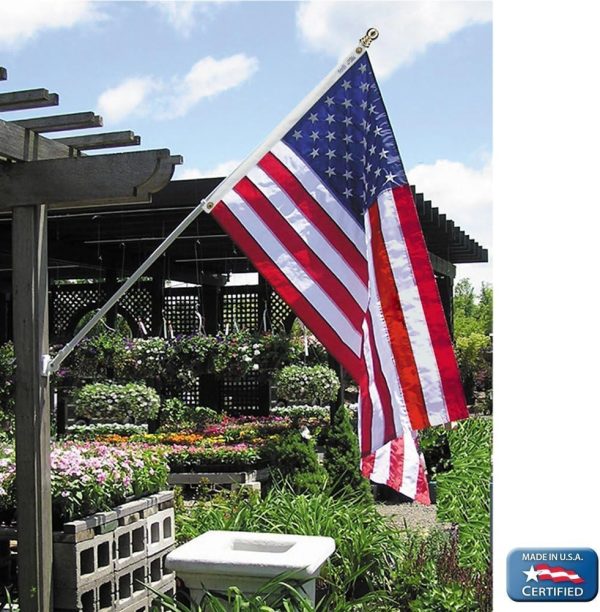 Annin Flagmakers American Flag All-Weather Nylon SolarGuard Nyl-Glo, 2.5 x 4 Feet (Model 2440) 100% MADE in USA - Image 2
