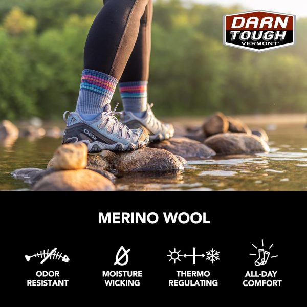Darn Tough Women\'s Critter Club Micro Crew Lightweight with Cushion Sock (Style 5001) - - Image 6