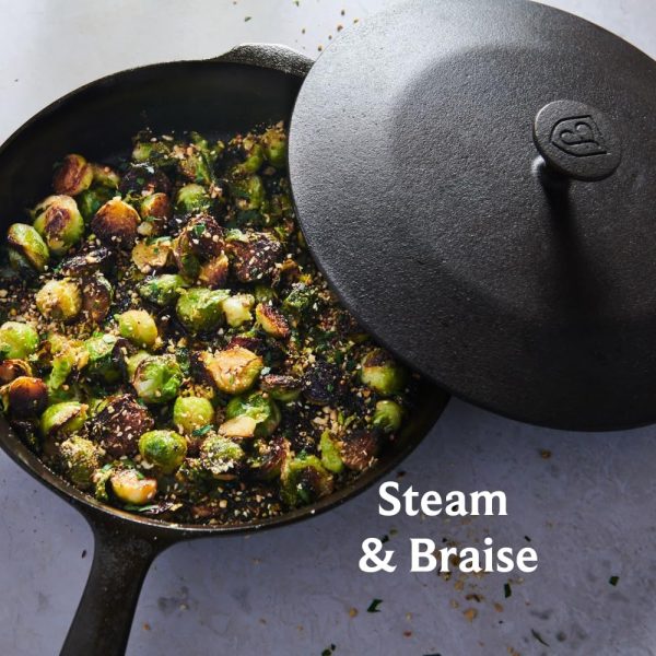 Field Company No.10 Skillet and Matching No.10 Cast Iron Skillet Lid - Image 6