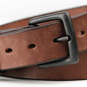 Main Street Forge All American Leather Belt | Made in USA | Men\'s Heavy Duty Work Belt | EDC Belt