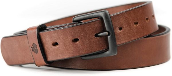 Main Street Forge All American Leather Belt | Made in USA | Men\'s Heavy Duty Work Belt | EDC Belt