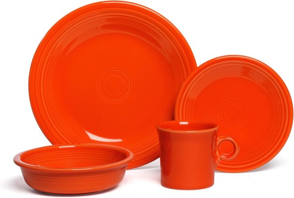 Fiesta 4-Piece Dinnerware Place Setting, Turquoise - Image 2