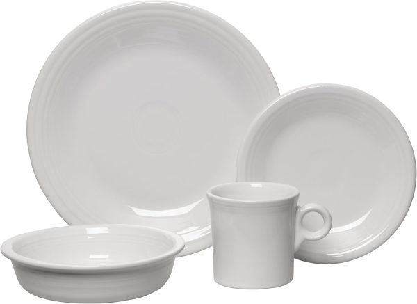 Fiesta 4-Piece Dinnerware Place Setting, Turquoise - Image 4