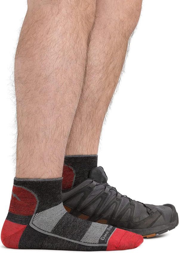 Darn Tough Men's Quarter Lightweight Running Sock (Style 1715) - - Image 2