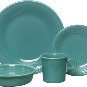 Fiesta 4-Piece Dinnerware Place Setting, Turquoise