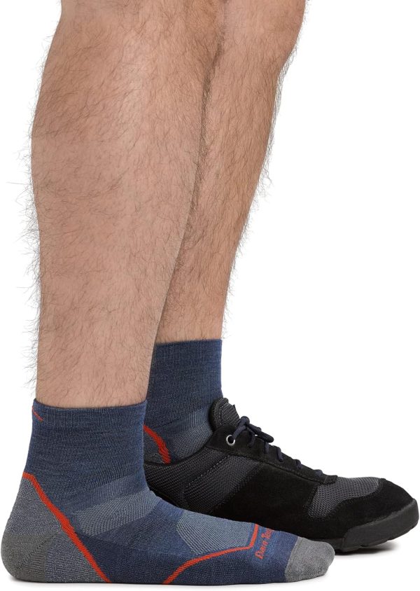 Darn Tough (Style 1991) Men\'s 1/4 Sock Lightweight with Cushion Hike Trek Sock - Image 3