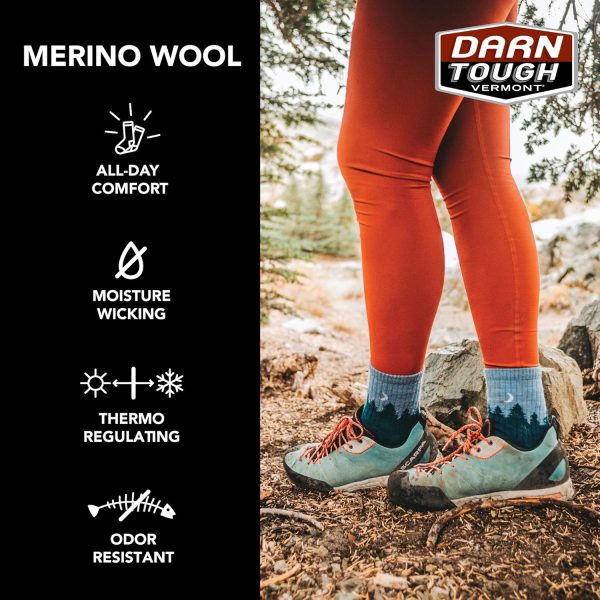 Darn Tough Vermont Women's Treeline Micro Crew Cushion - Image 6