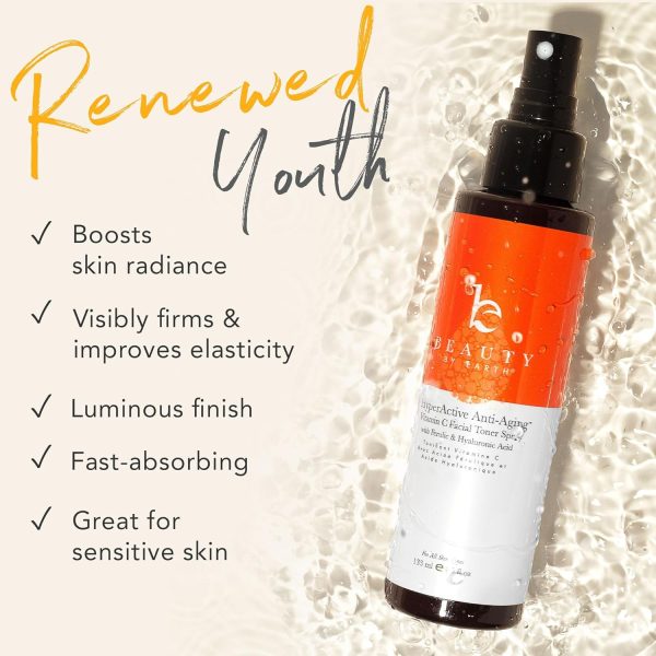 Vitamin C Face Toner - USA Made with Natural & Organic Ingredients, Alcohol-Free Skin Brightening Facial Toner for Sensitive and Aging Skin, Pore Minimizing Face Mist for Women and Men - Image 3