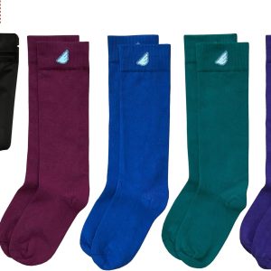 Cotton Premium Quality Colorful Solids Variety Dress Socks Gift 4-Pack, Made in America - Large