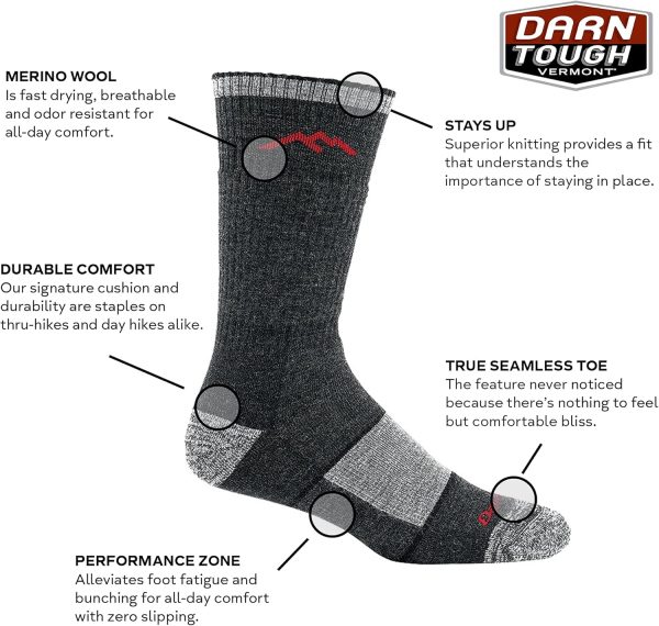 Darn Tough Merino Wool Boot Sock Full Cushion - Image 2