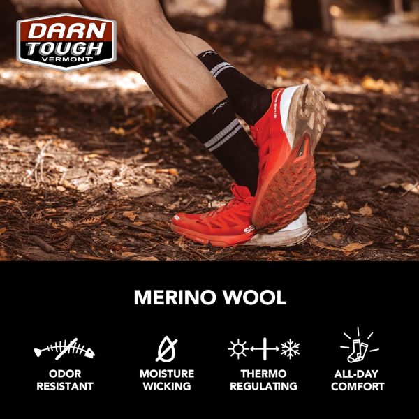 Darn Tough Men's Quarter Lightweight Running Sock (Style 1715) - - Image 4