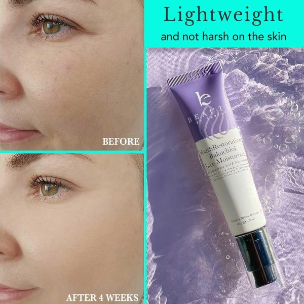 Anti Aging Face Moisturizer for Women - Made with Natural & Organic Ingredients Bakuchiol, Retinol Alternative, Hydrating Face Moisturizer Wrinkle Cream for Face, Anti Wrinkle Face Cream for Women - Image 3