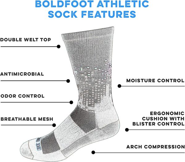 Premium Quality Colorful Athletic Socks, Made in the USA - Image 3