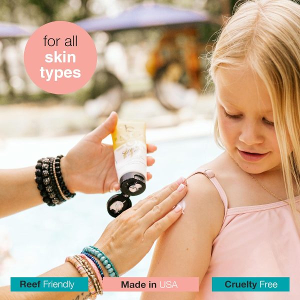 Mineral Sunscreen SPF 25 - USA Made Zinc Oxide Baby & Kids Sunscreen, Reef Friendly Sun Screen With Natural & Organic Ingredients, Lightweight & Fast Absorbing Lotion for All Skin Types - Image 4