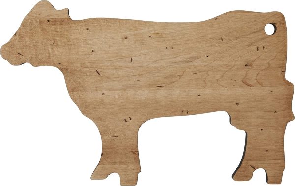 J.K. Adams 14-Inch-by-9-Inch Maple Wood Cutting Board, Pig-Shaped - Image 4