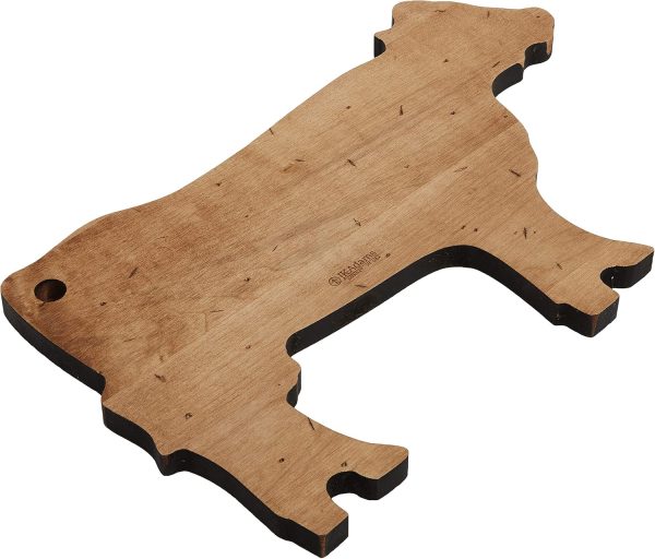 J.K. Adams 14-Inch-by-9-Inch Maple Wood Cutting Board, Pig-Shaped - Image 3