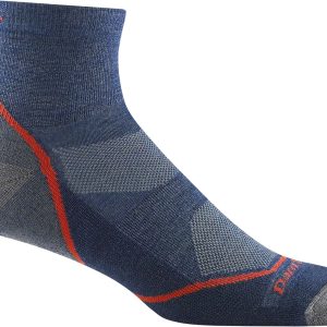 Darn Tough (Style 1991) Men\'s 1/4 Sock Lightweight with Cushion Hike Trek Sock