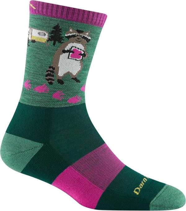Darn Tough Women\'s Critter Club Micro Crew Lightweight with Cushion Sock (Style 5001) -