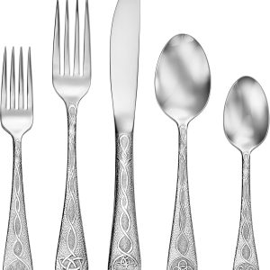 Liberty Tabletop Celtic 45pc Flatware Set Service for 8 Silverware MADE IN USA