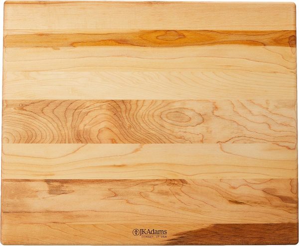 J.K. Adams 17-Inch-by-14-Inch Maple Wood Kitchen Basic Cutting Board - Image 3
