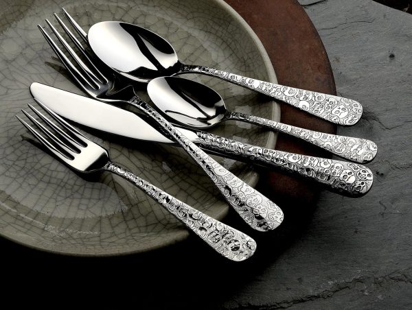 Liberty Tabletop Calavera (Skull) 20 Piece Flatware Set service for 4 18/10 Silverware Made in USA - Image 3